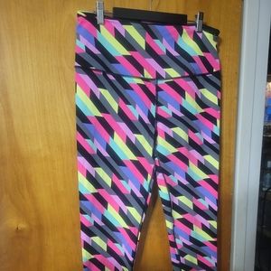 VICTORIA SECRET LG multicolored full length leggings